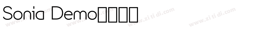 Sonia Demo字体转换